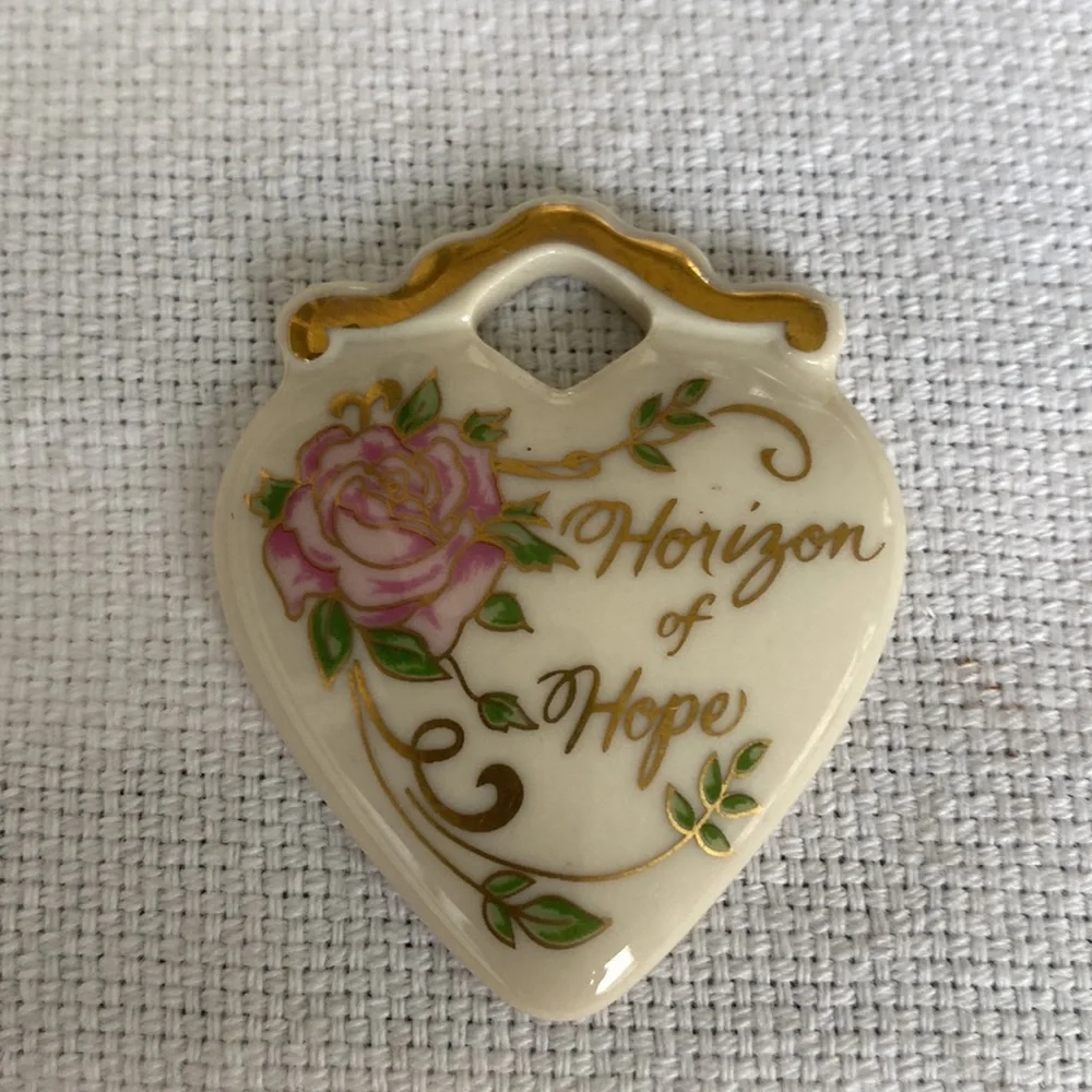 Longaberger Tie- Ons Ceramic Charms Vintage